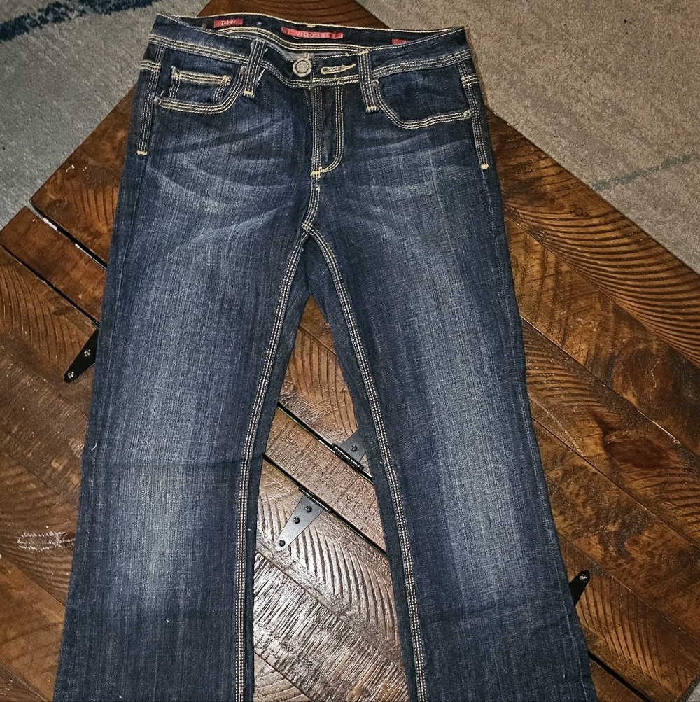 Vigoss Women's Dark Blue Boot Cut Jeans